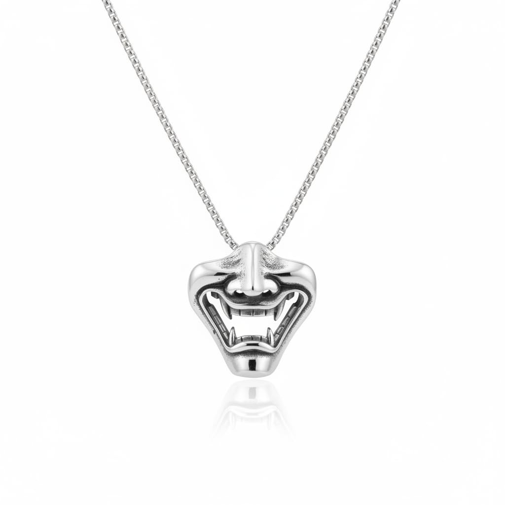 Buy M Men Style Men's Punk Devil Joker-Style Pendant Necklace