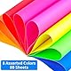 80 Blatt fluoreszierendes farbiges Cardstock - 8 Farben Kunsthandwerk Konstruktionspapier, A4 Größe 65lb/180gsm helles Farbkartenpapier für Drucker, Kartenherstellung, Einladungen, Scrapbooking PAC07