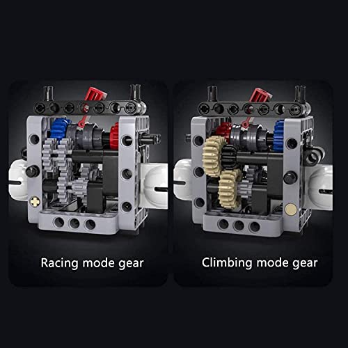 YANANCCE CADA Technik C61008 Geländewagen-Kleinteile-Baukasten-Spielzeug-Set 699-Tlg,Mit Motor Und Led-Licht, 4 X 4… – Bild 8