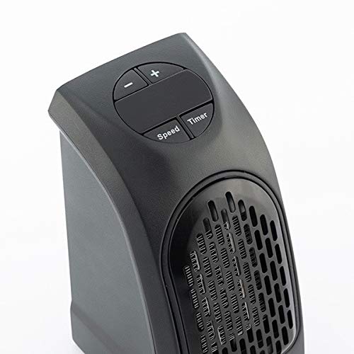 Fast Heater - Stufa con tecnologia termoceramica, 220-240 v, 400 W, Nero (3 x Heatpal + 1 FREE)