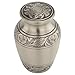 Coronet Pewter Keepsake Cremation Urn for Ashes, Brass, Gray Silver Urn, Keepsake Sized Cremation Urn, 3 Inches High