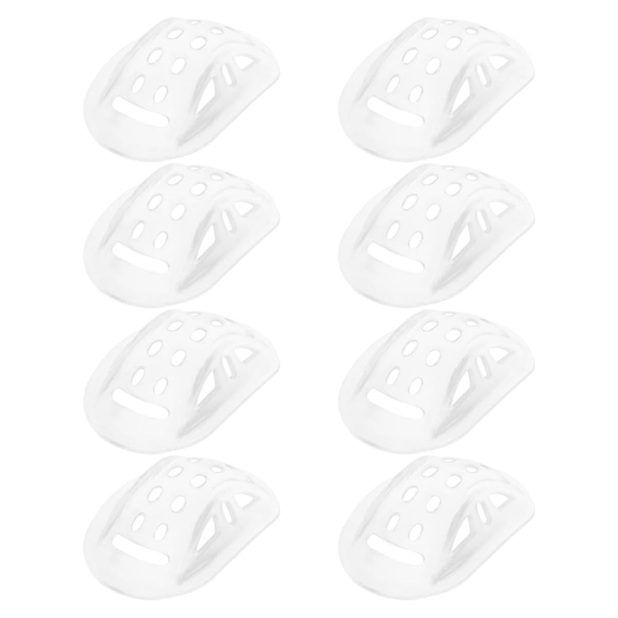 SOLUSTRE Protective Chin Guards Helmet Chin Cup for Soccer Hard Hat Electric Bikes Bicycles Roller Skates Skiing Helmets 8 Pack Chin Pad Chin Cups