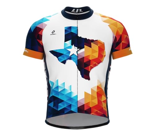 ScudoPro US State Texas Short Sleeve Cycling Jersey -V3- Size L