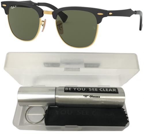 Ray-Ban RB3507 Sunglasses Bundle: RB 3507 136/N5 Black On Arista and Eyewear Cleaning Kit2