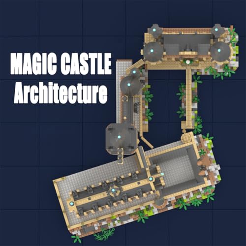 Architecture Set Harry Castle Micro Building Blocks Set(5400PCS) - Architectural Model Toys Gifts for Kid and Adult