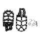 Motorrad Dirt Bike Fußrasten Fußstütze Pedale für KTM SX SXF EXC EXCF XC XCF XCW XCFW SMC 65 85 125 150 200 250 350 450 530 für Husqvarna Schwarz
