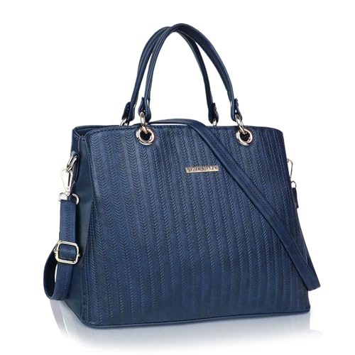 Image of WOMEN MARKS Women Pu HandBag with Detachable Adjustable Strap and Large Capacity