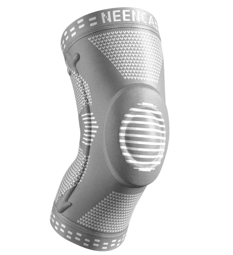 Image of NEENCA Professional Knee Brace, Compression Knee Sleeve with Patella Gel Pad & Side Stabilizers, Knee Support Bandage for Pain Relief, Medical Knee Pad for Running, Workout, Arthritis, Joint Recovery