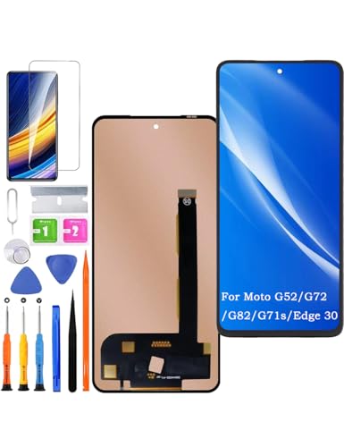 Réparer Écran Motorola Moto G82 G52 G72 Cassé avec ce Kit Bloc Tactile LCD de Remplacement