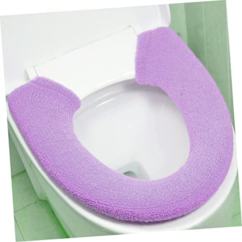 UPKOCH Toilettenteile Badeset Badezubehör Gedecktes Zubehör Toilettenkissen Badesets Toilettensitzmatte Toilettensitzkissen Toilettensitzbezug Toilettenbezug Toilettenmatte – Bild 3