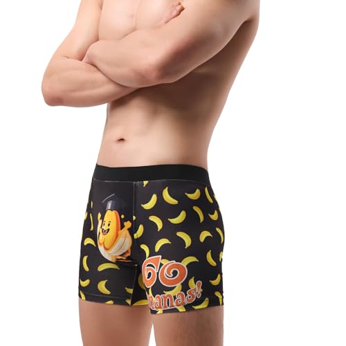 Evankin Men Funny Boxer Briefs, Sexy Novelty Printing Underwear, Comfort Soft Underpants Shorts, Gag Gift2