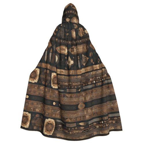 POEZJZW Disfraz de túnica con capucha de estilo bohemio para hombres y mujeres, disfraz de Navidad, disfraz de cosplay