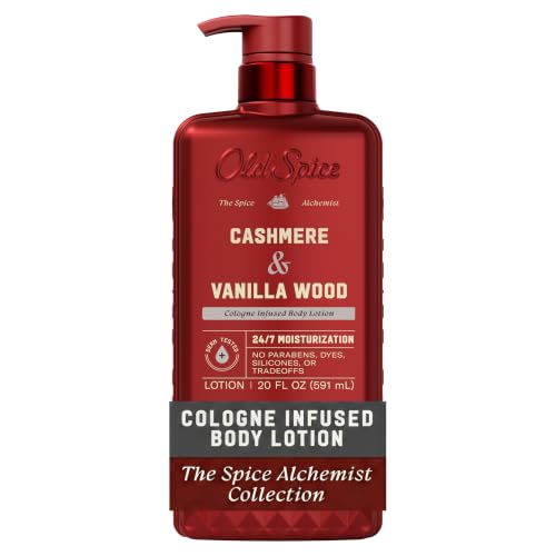 Old Spice Hand & Body Lotion for Men, Cashmere & Vanilla Wood, 20 fl oz - image 1