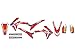 Blackbird Kit adhesivos réplica Team Hrc Honda Crf R 250 2014-2017 / Honda Crf R 450 2013-2016 /