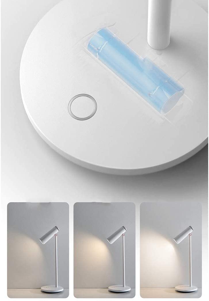Lampara Escritorio Lámpara De Escritorio Regulable Continua, Luz De Lectura De Mesa, Protección Ocular, Lámparas De Escritorio LED, Lámpara De Mesa De Estudio De Trabajo Recargable Por USB Lampara De