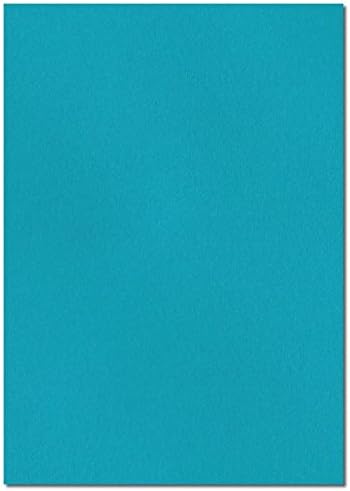 Papel De Color Azul Caribeno 297 Mm X 210 Mm 120 G M A4 Paquete De 50 Hojas Amazon Es Oficina Y Papeleria