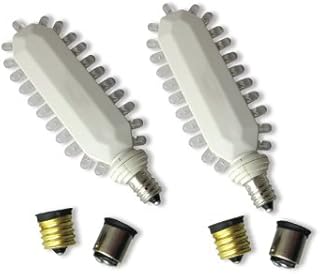 LED Retro Fit Kit for Exit Light (2 Pack) 12 Volt E17/E12 Base