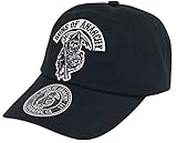 Sons of Anarchy Reaper Logo Männer Cap schwarz 100% Baumwolle Biker, Fan-Merch, TV-Serien