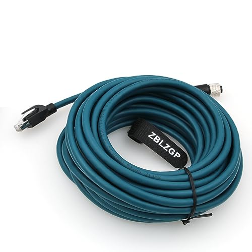 Cable Ethernet Cat 7e M12 A-Coded 8 Pin a RJ45 10 m miniatura 5