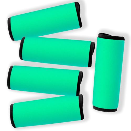 Image of Luggage Handle Wraps for Suitcases-Travel Suitcase Tags Identifiers Luggage Tags for Suitcases TSA Approved Travel Gifts for Traveler Women (Turquoise)