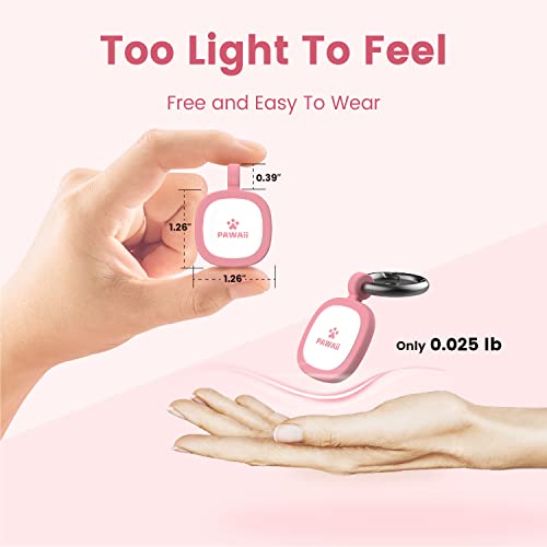 Pawaii Silent Silicone Dog ID Tag, Modifiable Pet Online Profile and Emergency Contacts, Scan QR for Instant Location Alerts, 1 Pack (Pink) - Image 7