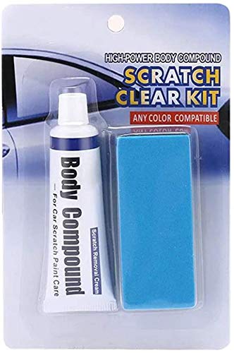 KRY Innovative Car Scuff Remover Set Styling Fix, Body Grinding Compound Paste Set Scratch Paint Care, Polish & Paint Restorer, Repair Paint Scratches, Water Spots! Reparación de rayones Ligeros
