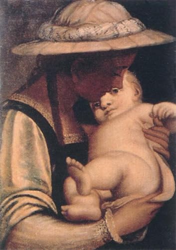 Art reproduction Vierge à l'enfant Luca Cambiaso pour sublimer un grand mur vide