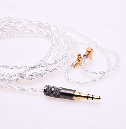 GAGACOCC 4ft Hanging Ear Silver Plated Headphone Upgrade Cable for Etymotic ER4P ER4B ER4S ER4SR ER4XR ER4PT HiFi Cable (MMCX Plug) GAGACOCC 4ft Hanging Ear Silver Plated Headphone Upgrade Cable for Etymotic ER4P ER4B ER4S ER4SR ER4XR ER4PT HiFi Cable (MMCX Plug)