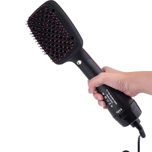 Sonew Hair Dryer Brush, Detangling Straightening Smoothing in One Step, Negative Ion Reduce Frizz for Salon-Quality Smooth Straight Hair Blow Brush