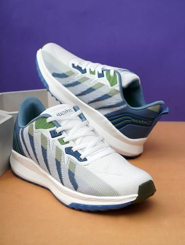 Image of Sports Shoes with Crystal Cushion Technology Lightweight Shoes Training Cricket,Gym,Comfortable Extra Max Cusion with Memory Foam Insole Running Shoes for Men HF146