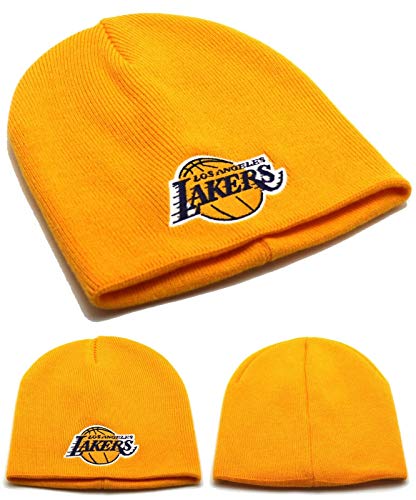 NBA Los Angeles Lakers Basic Cuffless Knit Beanie, One Size KZ103
