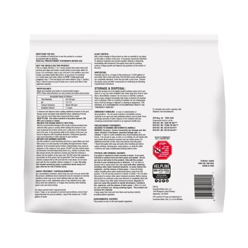 Image of HTH 52040B Swimming Pool Care Shock Ultra, Swimming Pool Chemical, Cal Hypo Formula, 1lb (6 Pack)