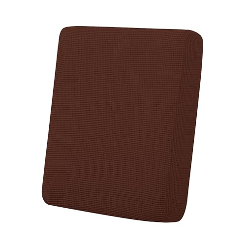 Image of Easy-Going Stretch Cushion Cover Sofa Cushion Furniture Protector Sofa Seat Sofa slipcover Sofa Cover Soft Flexibility with Elastic Bottom(Chair Cushion,Coffee) | Sofa Cushion Furniture Protector Sofa Seat sofa slipcover Washable sofa cover soft with Elastic Bottom Coffee