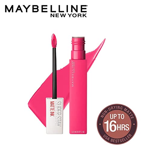 Image of Maybelline New York Super Stay Matte Ink Liquid Lipstick, 30 Romantic, 5g