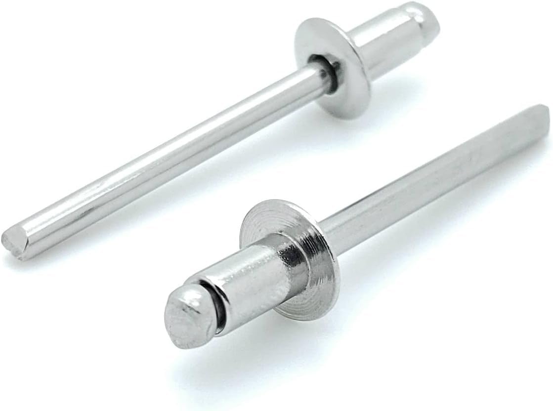Aluminum Blind Rivets - 100 Pack (#6-2) -13