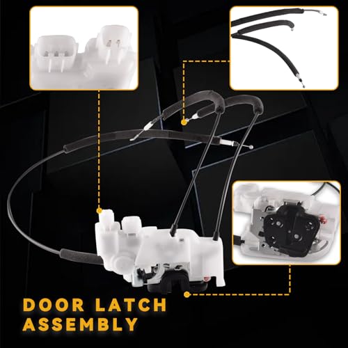 Image of Front Right Door Lock Actuator Compatible for Nissan Frontier 2005-2021 Pathfinder 2005-2012 Xterra 2005-2015 Replace Passenger Side Door Lock Latch Assembly