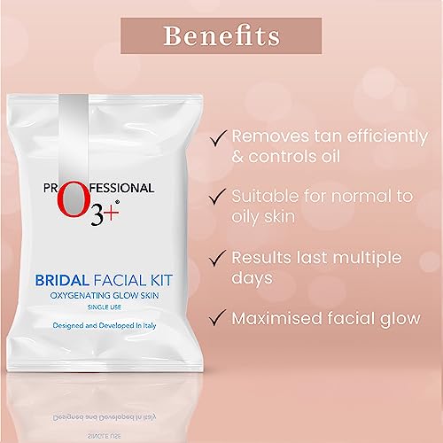 O3+ Radiance Skincare Combo With Bridal Facial Kit Oxygenating Glow Skin 81g,Bridal Radiance Facewash 75g & Sunscreen 75g