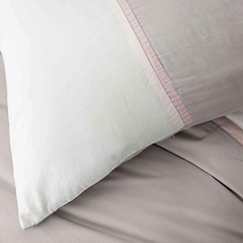 TODAY HC3 Premium Gabin Percale - Zinc/Pdl/Chantilly - (1 HC 240/260 + 2 TB 63/- Tri-Colour Finish, Gray, 220x240 - Image 4