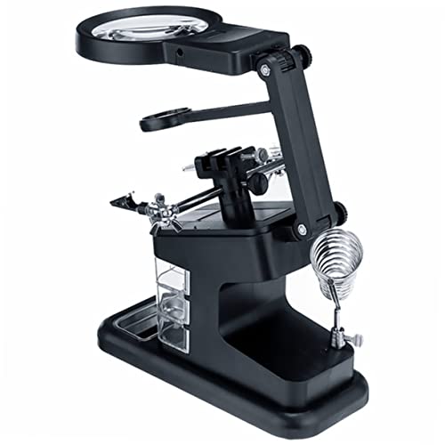 DIYEAH Estación de Lupa Multifuncional con LED y...