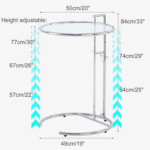 Table basse réglable en C pour optimiser les petits espaces