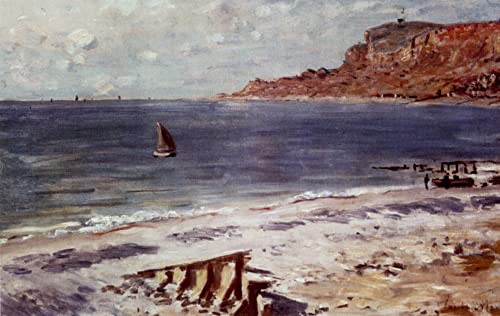 Impresiones en lienzo decorativas de cuadros de Claude Monet, reproducción de 60x90 cm