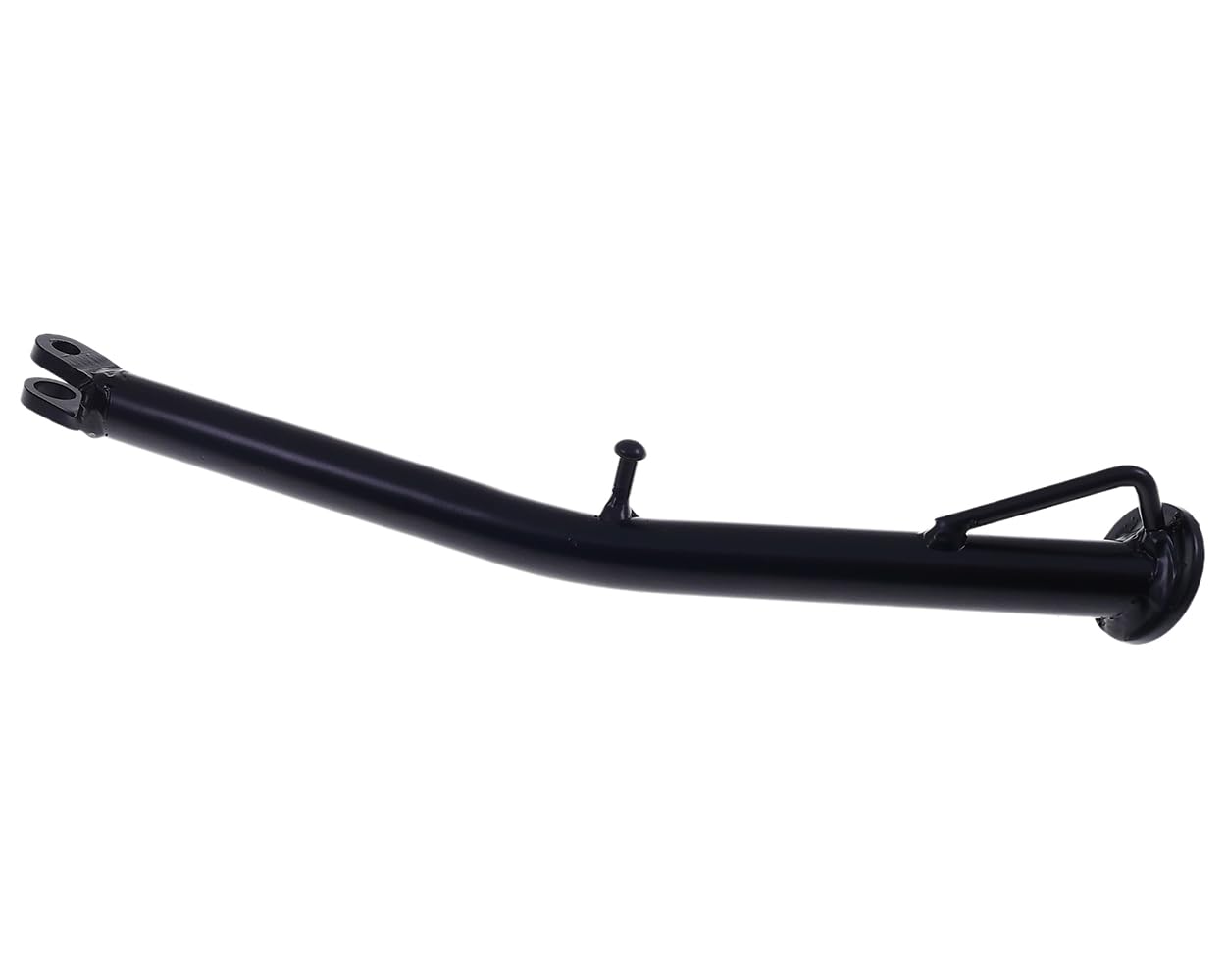 Béquille noire 355 millimètres compatible avec DERBI Senda Super Motard | Support latéral mécaboîte noir, 355 millimètres; compatible avec DERBI Senda 50 EBE 2T LC 00-04 et Senda R DRD PRO 50 05-