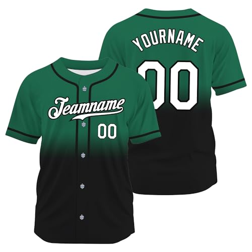 Camiseta personalizada de béisbol con nombre, número y logo bordados, uniforme deportivo para hombres, jóvenes y mujeres miniatura 1