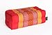 ANADEO YogaProducts Standard - Cuscino Standard Zafu Yoga e Meditazione - 100% Kapok Naturale ad Alta densità - Comfort e fermezza - Rosso Zafferano - X1