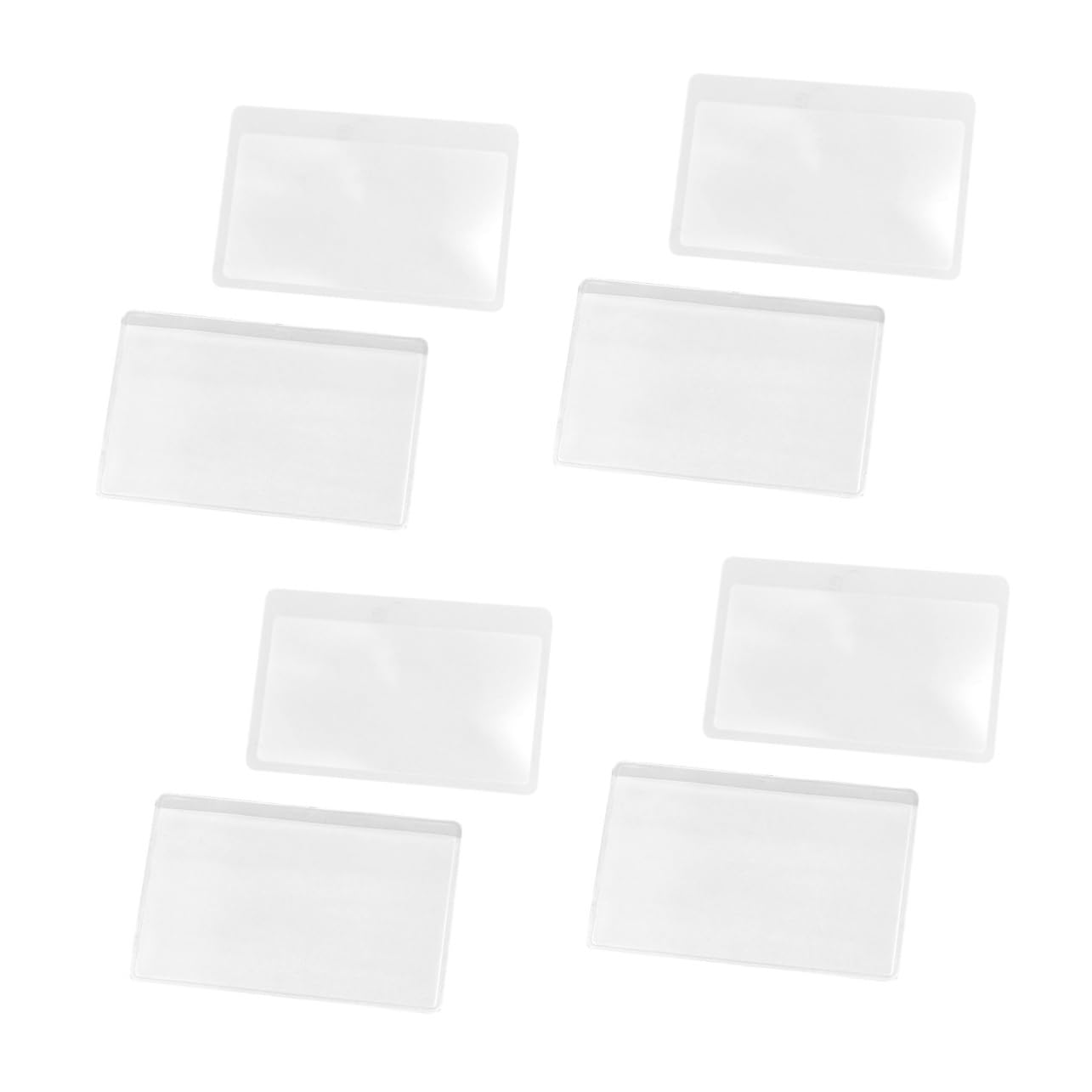 HOODANCOS 8Pcs Portable Shaped Magnifying Glasses Creative Magnifier for Jewelry Coins Stamps Durable Lens for Close Observation and Easy Use