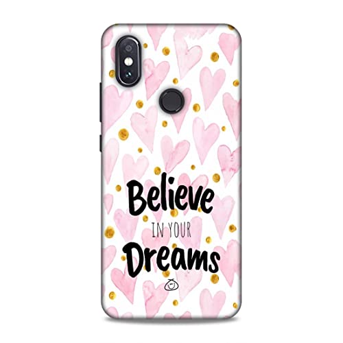 Image of Printed Mobile Back Hard Case Cover for Redmi Note 5 Pro | Stay Positive, Believe in Your Dreams -2196