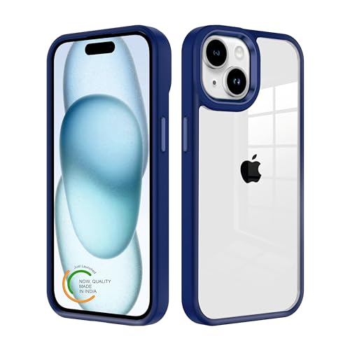 Image of for iPhone Case 14 Plus, [Anti-Yellowing Technology] [Military Grade Drop Protection] Shockproof Slim Hybrid Phone Case for iPhone 14 Plus - Indigo Blue
