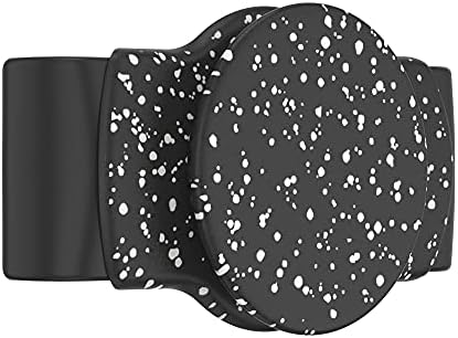 PopSockets: PopGrip Slide Stretch Non-Adhesive Phone Grip & Stand With a Swappable Top for Phones with Rounded Case Only - Black