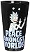 Rick and Morty Exclusive Pint Glass - Peace Among Worlds