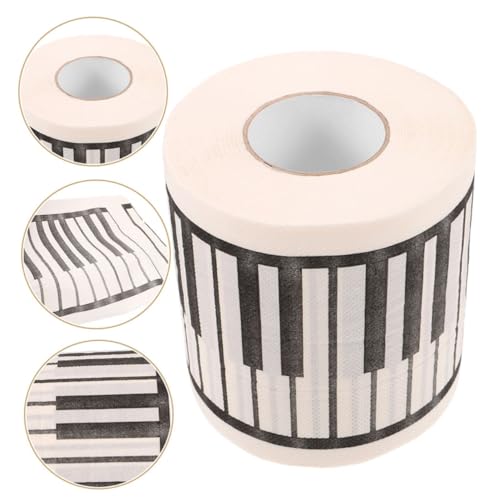 Papel higiénico con impresión de piano para baños de melómanos 5